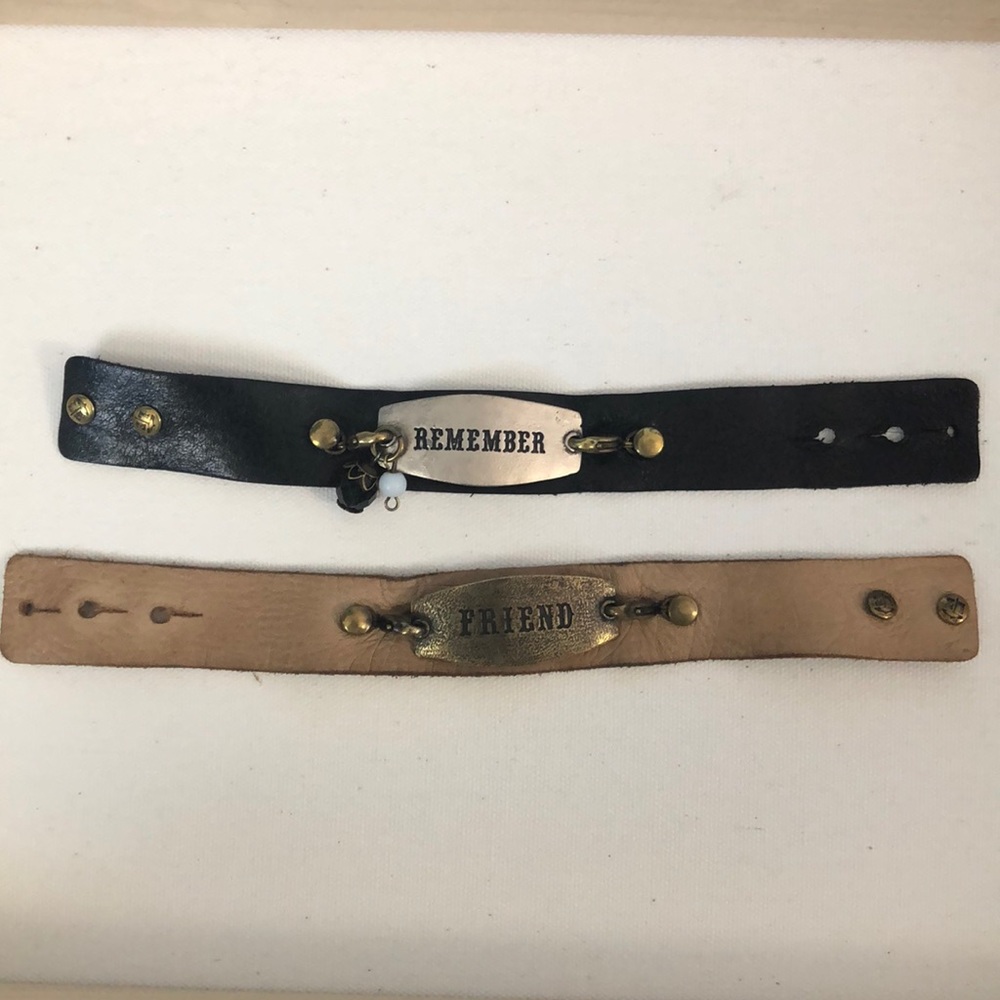 Lenny and Eva Leather Band Bracelets